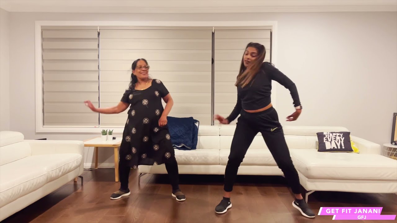 Rowdy Baby - Maari 2 - Tamil Zumba with my Amma - Get Fit Janani