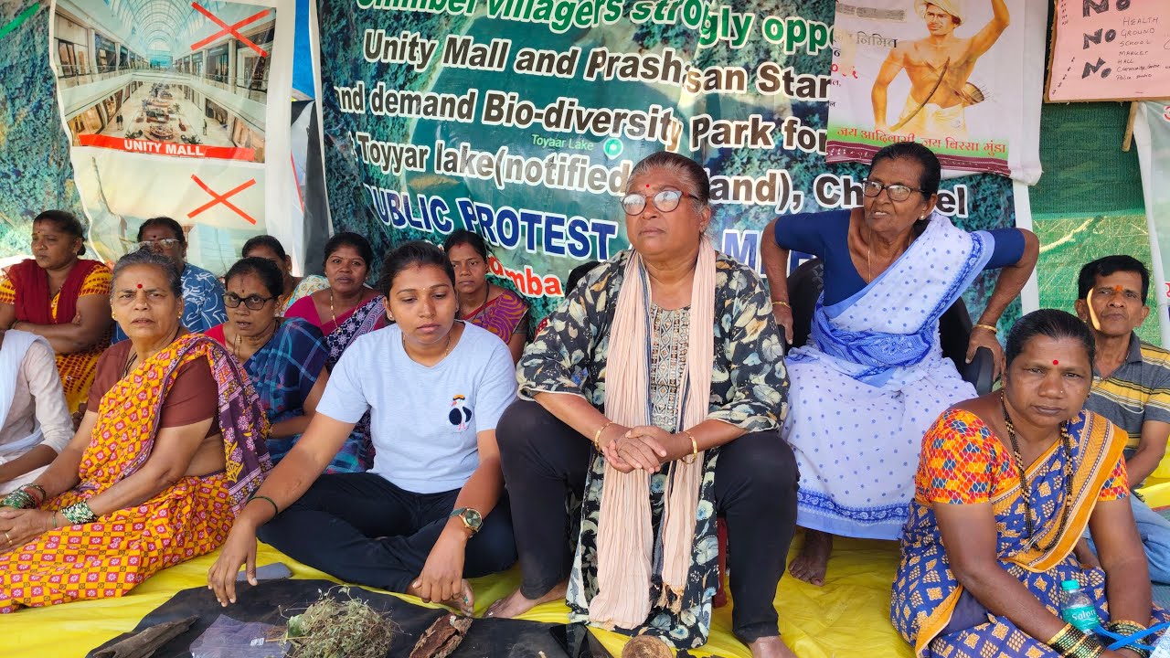 Live - Chimbel Locals at chain hunger strike against Unity Mall project - Day 26