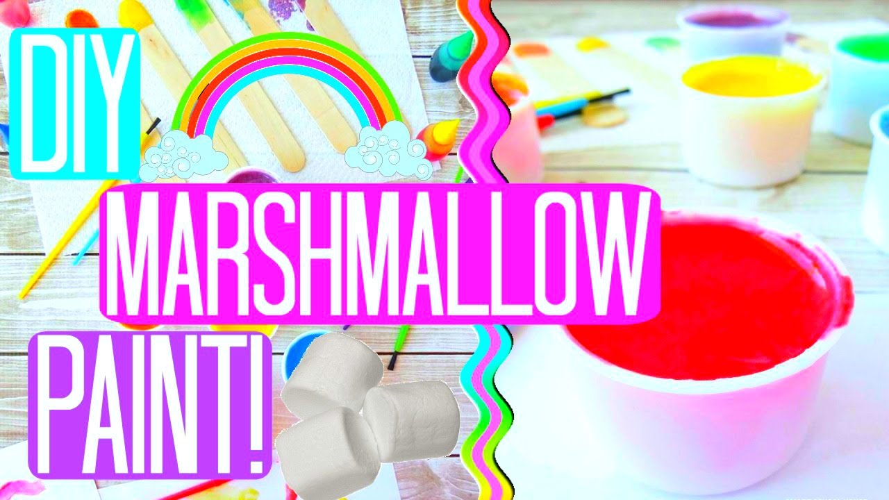 DIY MARSHMALLOW PAINT!!! | BUZZFEED DIY TESTED!!