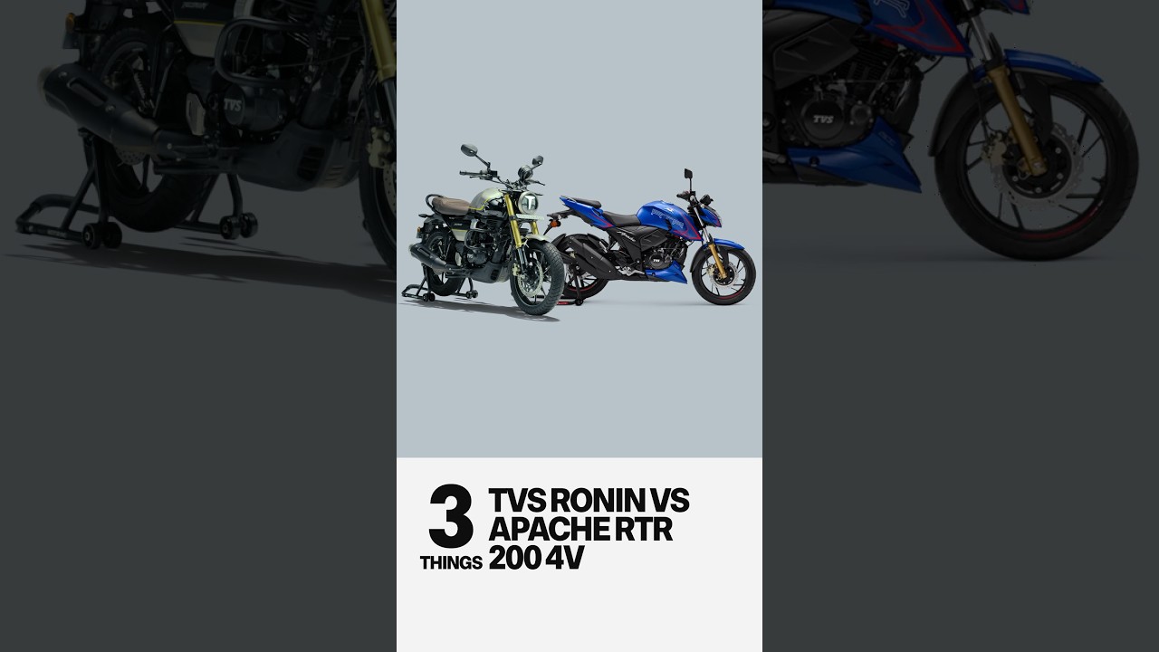 TVS Ronin против Apache RTR200 4V | TVS Ronin FAQ #11