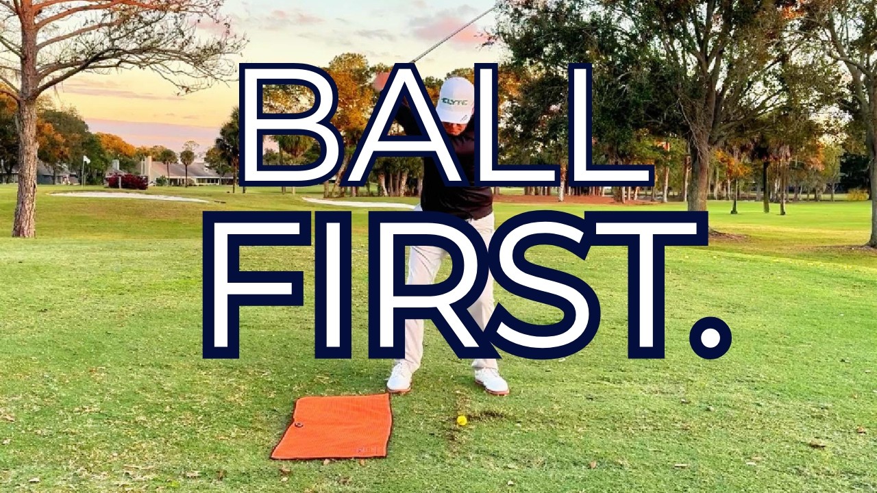 Compress Your Irons Every Time | Towel & Line Drill (Ball-First Contact)