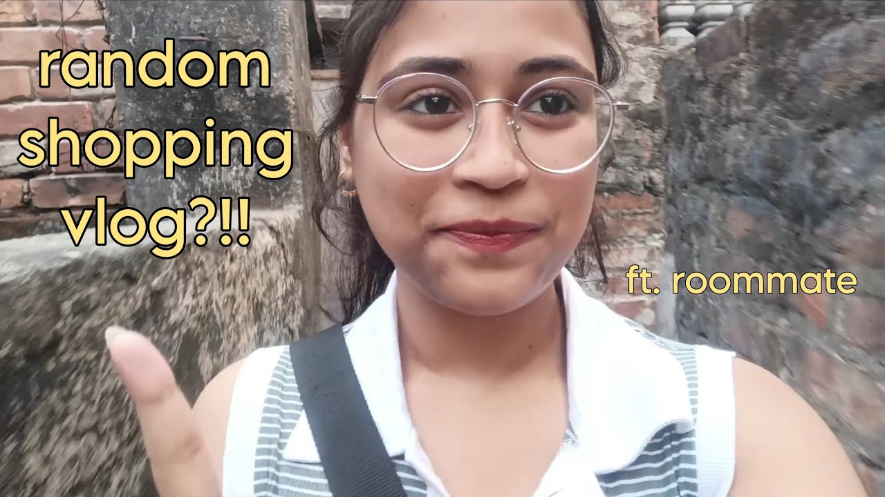 Shopping vlog: Raaste mei kho gye ft. my roommate!!