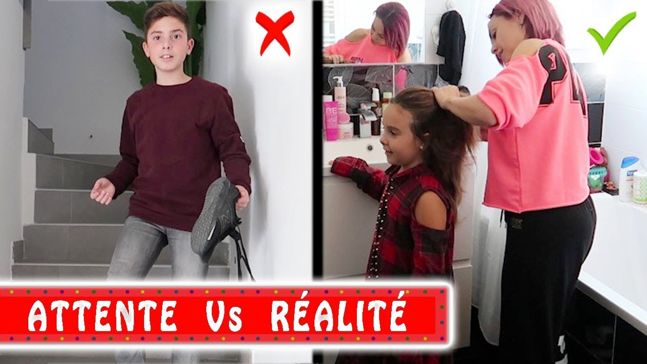 ATTENTE Vs R&Eacute;ALIT&Eacute; : Routine du matin en famille