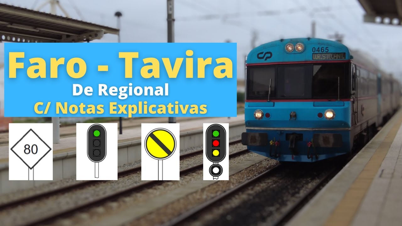 ⁴ᴷ⁶⁰ Viagem Faro - Tavira | Vista da Janela