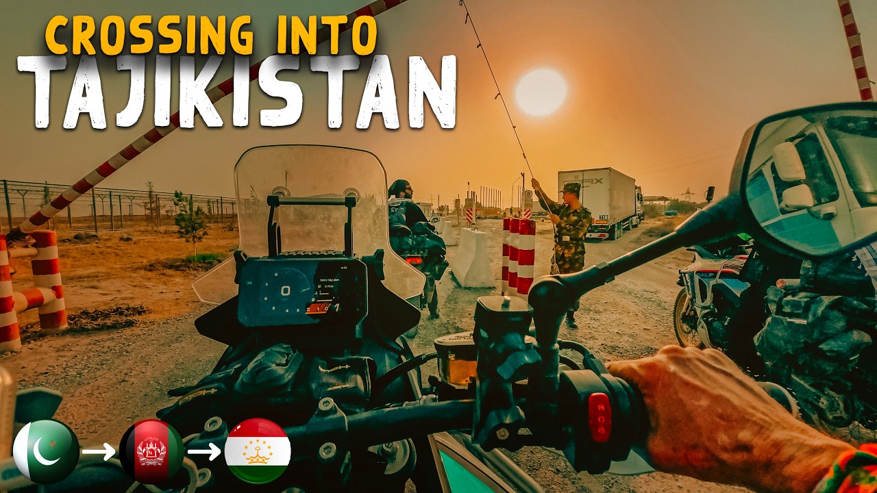Crossing into Tajikistan 🇹🇯 from Afghanistan 🇦🇫 - Pakistan to Central Asia (EP04)