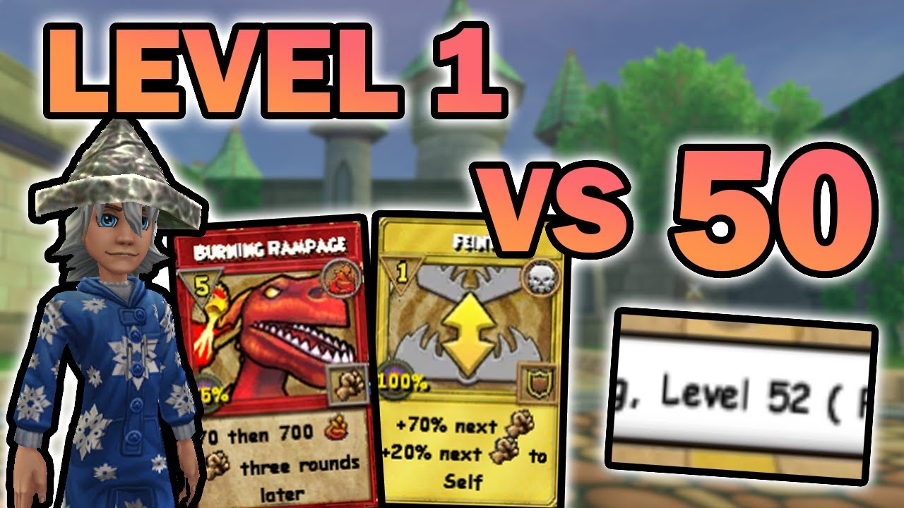 Wizard101 Level One PvP: DESTROYING A GRANDMASTER
