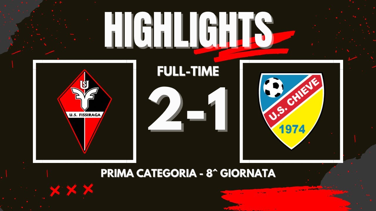 FISSIRAGA - CHIEVE 2-1 | HIGHLIGHTS | Prima Categoria Girone H - 8^ Giornata