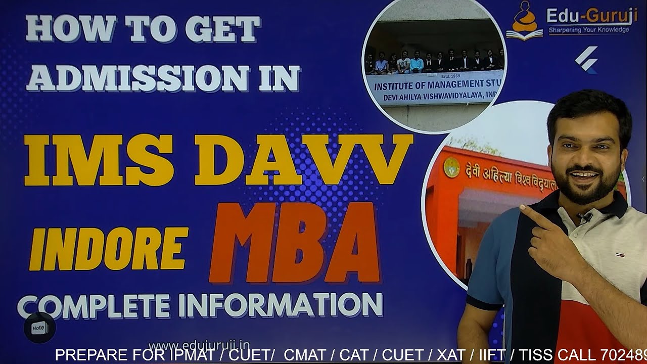 HOW TO GET ADMISSION IN IMS DAVV INDORE | EXAMS | CUT OFF | PLACEMENT | PREPRATION
