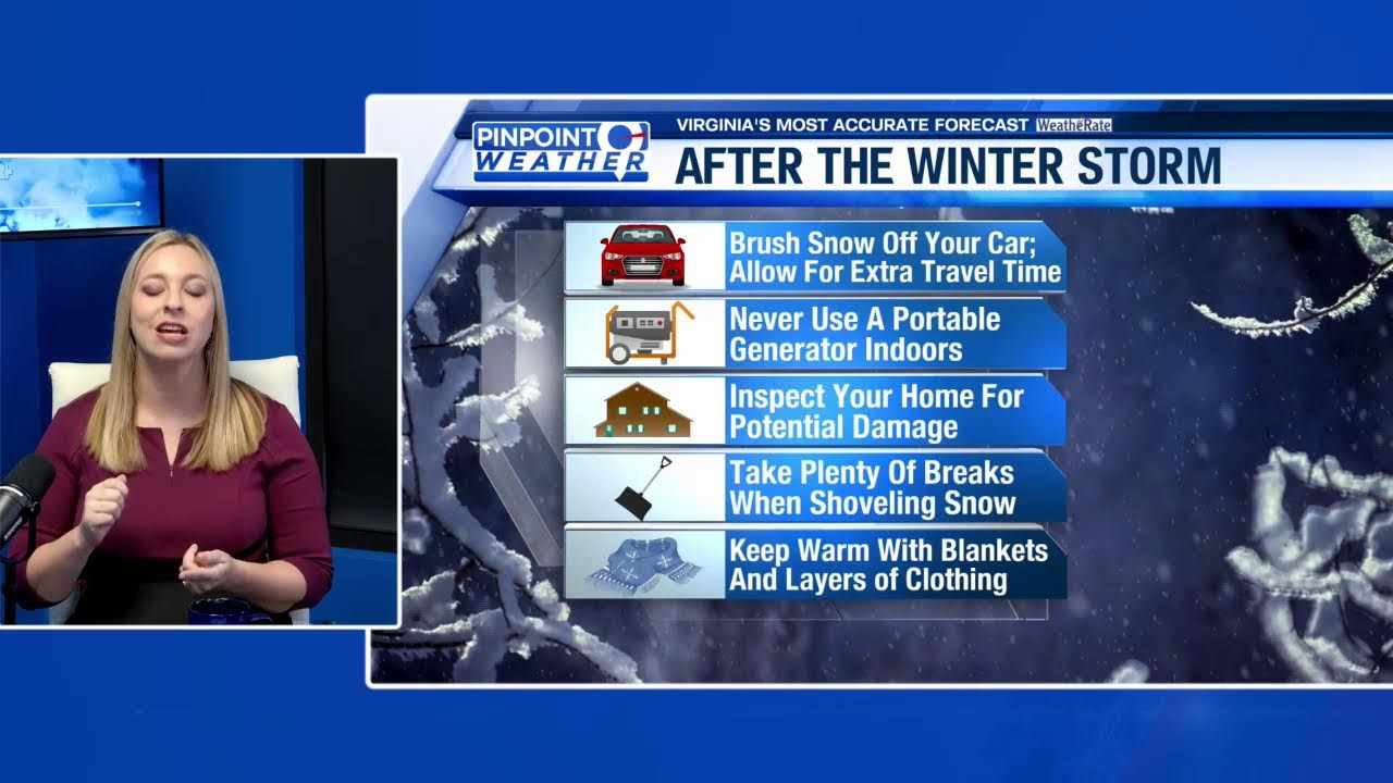 LIVE: Noon Sunday Winter Storm Update