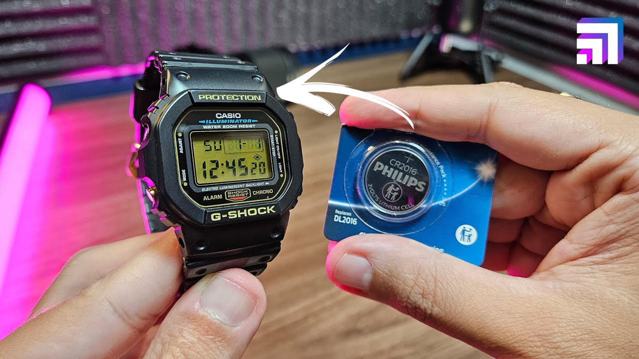 Como Trocar a Bateria do Relógio Casio G-Shock