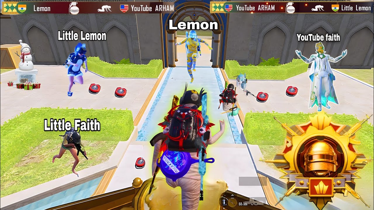 LEMON😱4 TIME IN MY LOBBY😂 BEST FUNNY GAMEPLAY🔥SAMSUNG,A7,A8,J4,J5,J6,J7,J2,J3,XS@LemonPUBGYT