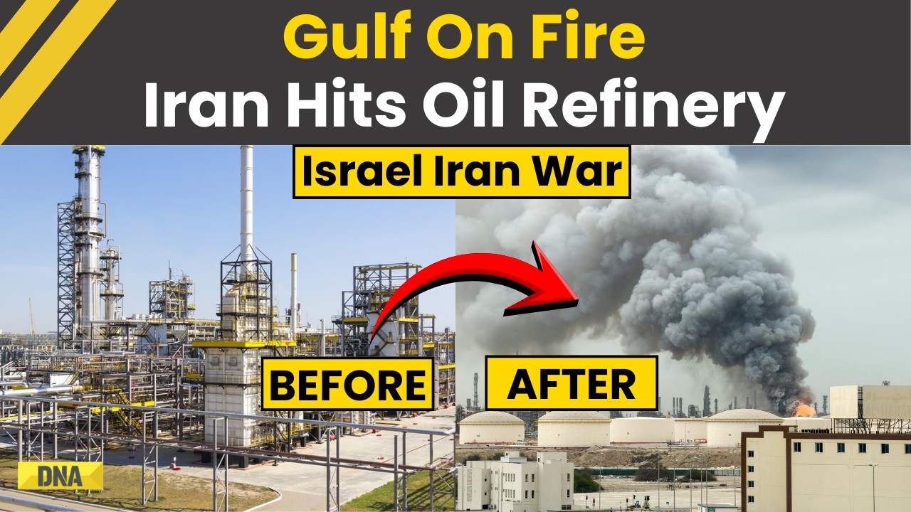 Israel Iran War: Iran Drones Set Bahrain Oil Refinery On Fire | Oil Hits $115 | Iran News