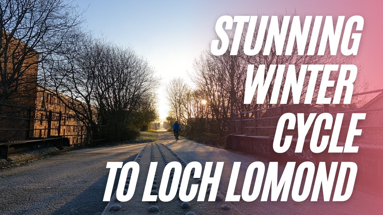 Stunning Winter cycle to Loch Lomond