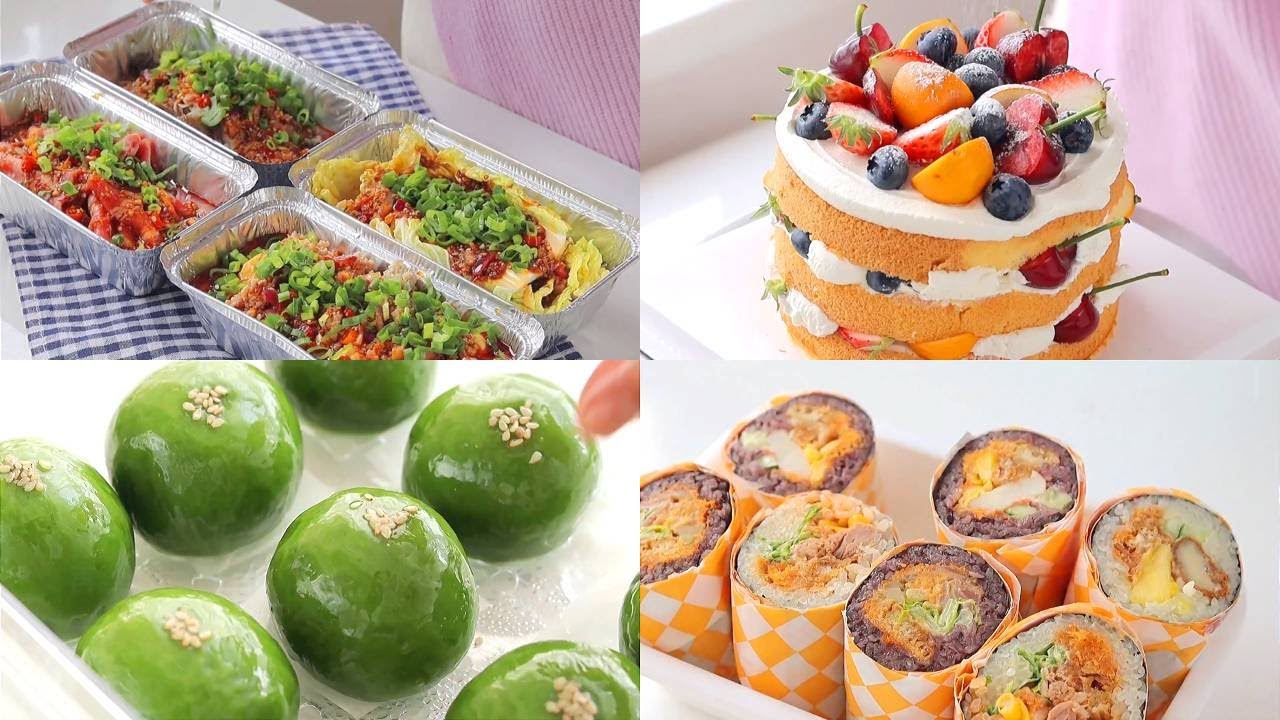 Satisfying Relaxing Video|Fruit Naked Cake Recipe|Asmr|Tiktok