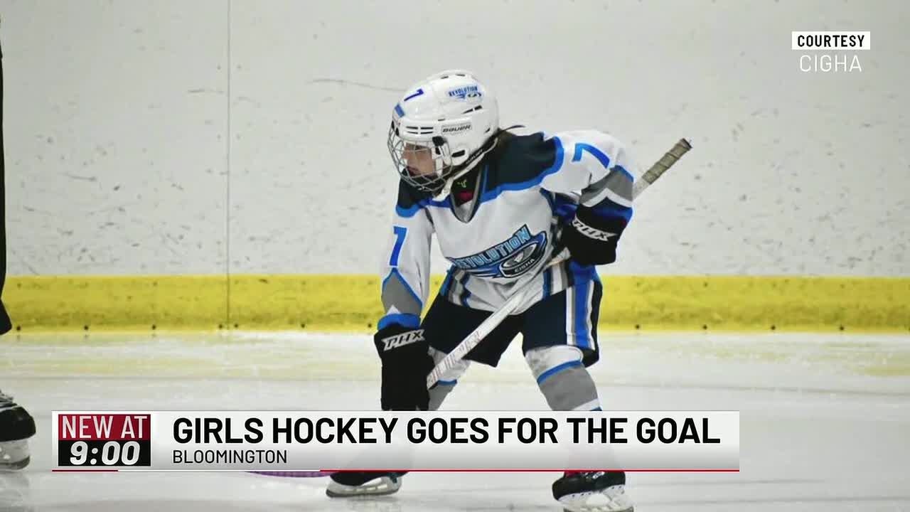 Bloomington girls' hockey goes for the goal - clipped version