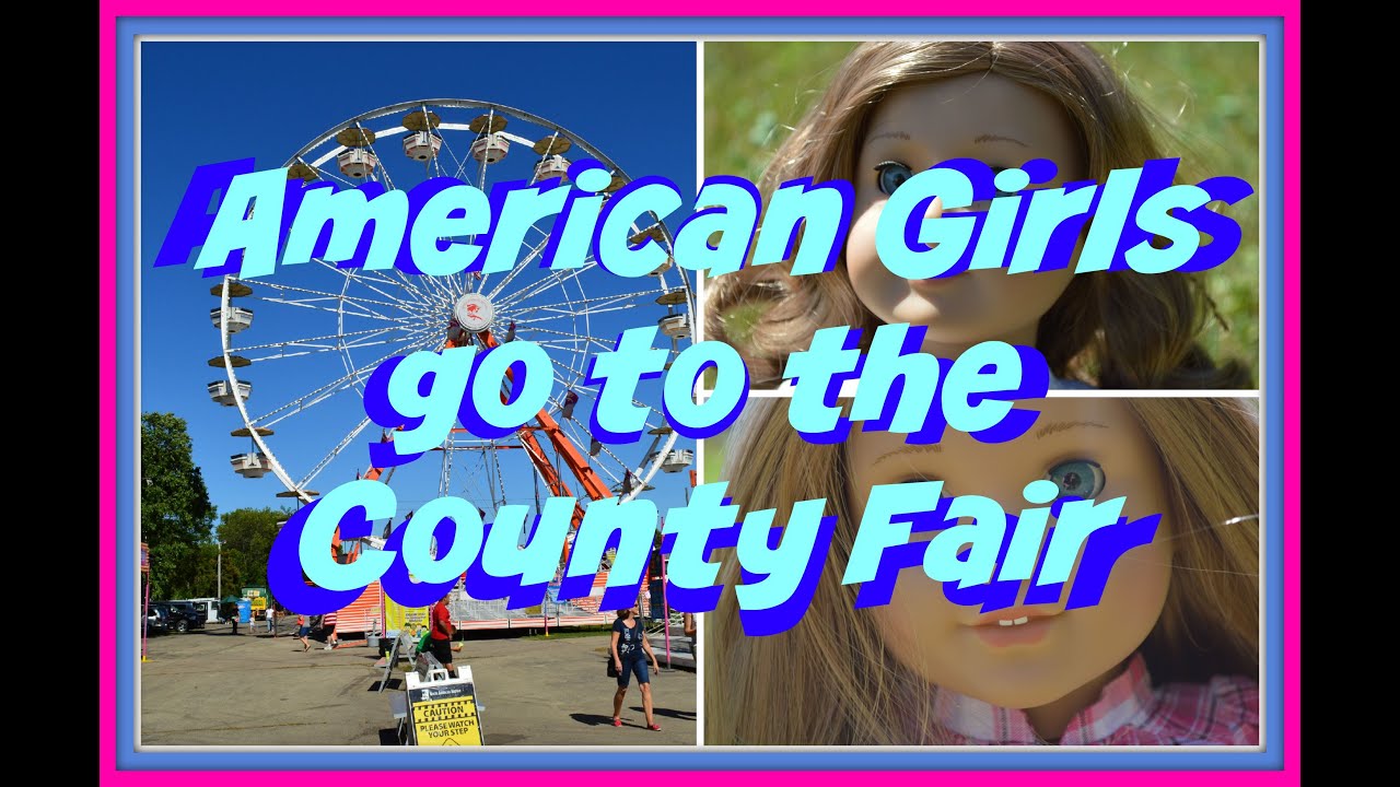 American Girl Dolls Nicki and McKenna Trip to the Fair