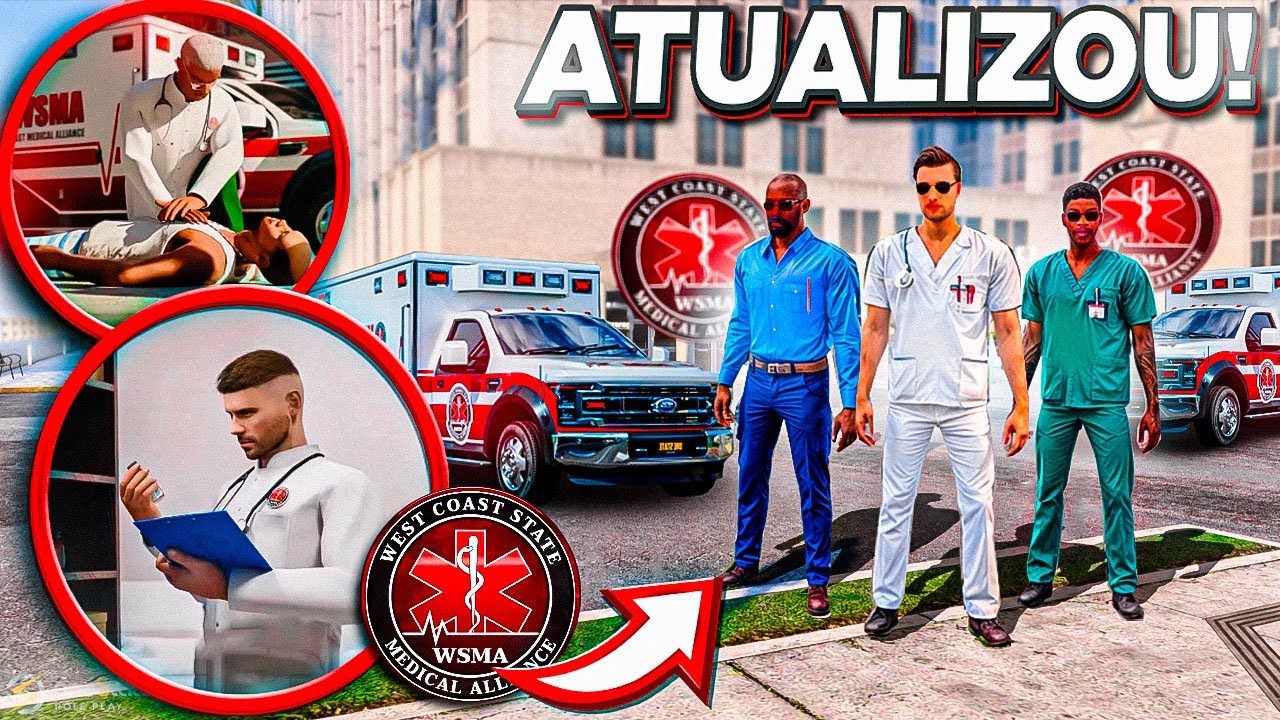 MOSTREI TUDO! MAIOR ATUALIZAÇÃO EMPREGO DE MÉDICO e NOVO MAPA ONE STATE RP