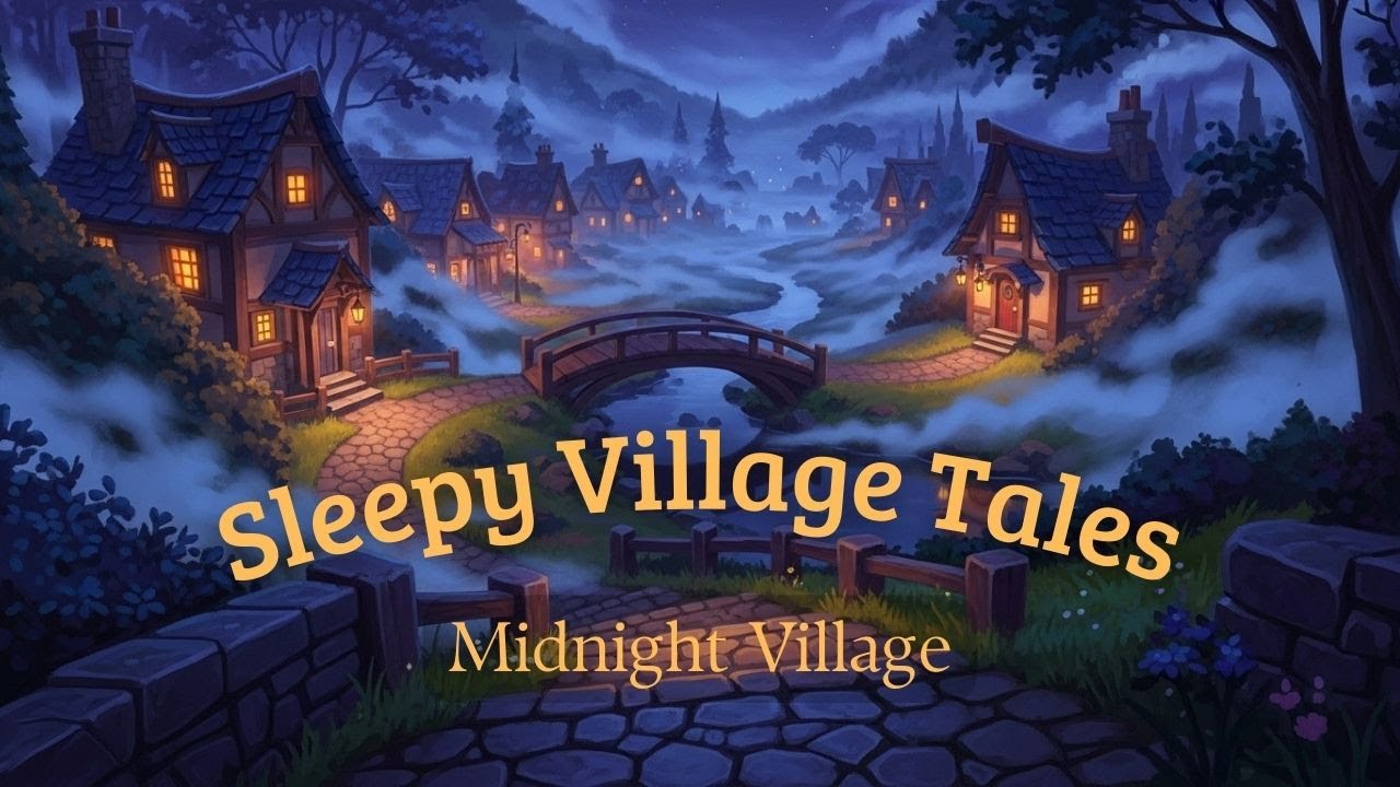 🌌 A Dreamy Night Story for Sleep 🌌 The Village That Only Exists After Midnight
