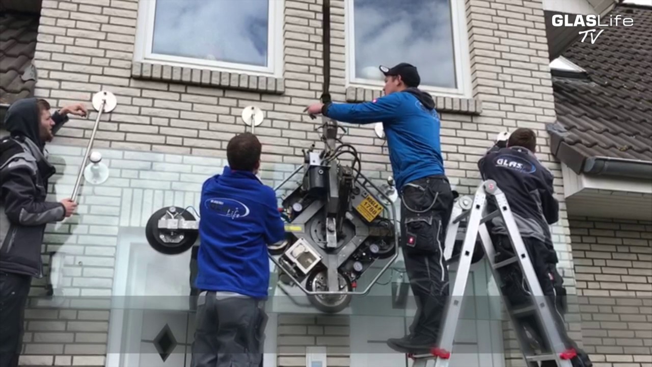 Glasüberdachung aus TVG Verbundsicherheitsglas | Glaserei Glas-Life | Montage Hannover