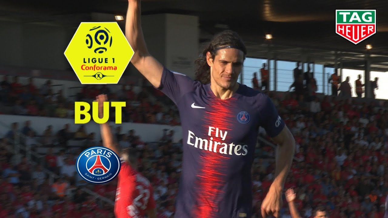 But Edinson CAVANI (90' +2) / N&icirc;mes Olympique - Paris Saint-Germain (2-4)  (NIMES-PARIS)/ 2018-19