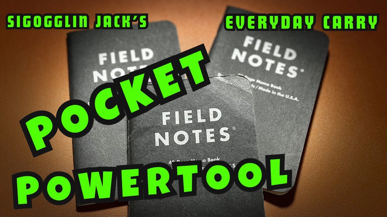 FIELD NOTES NOTEBOOK Pocket TRACKER!!!