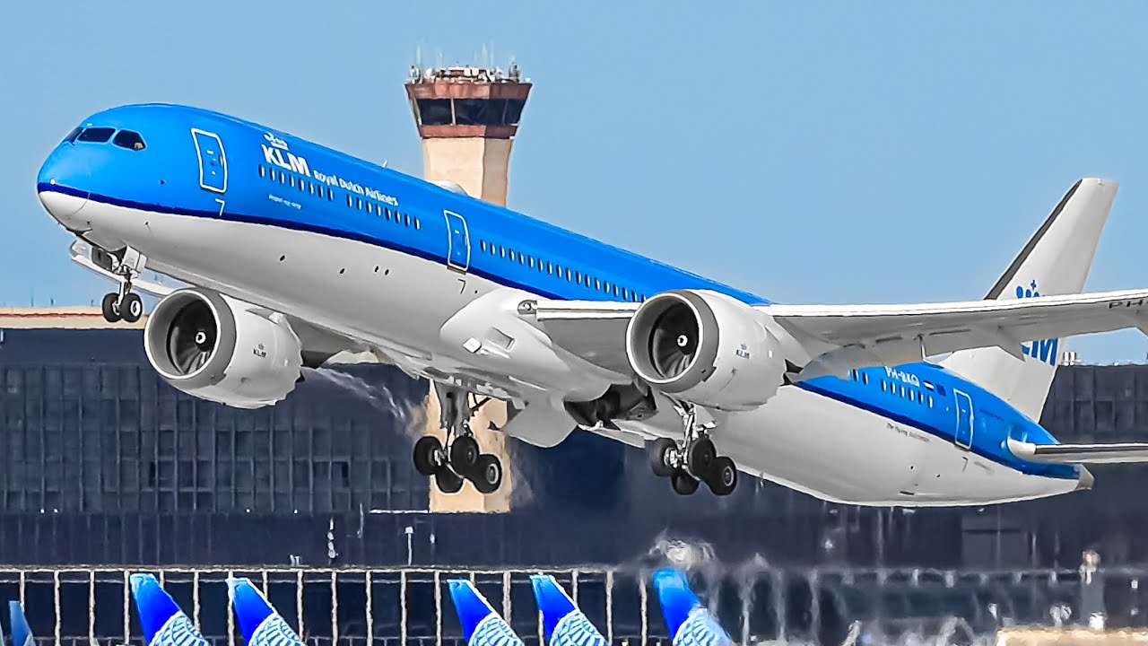✈️ 100 Airplane TAKEOFFS & LANDINGS in 1 HOUR 🇺🇸 Chicago O'Hare Airport Plane Spotting [ORD/KORD]