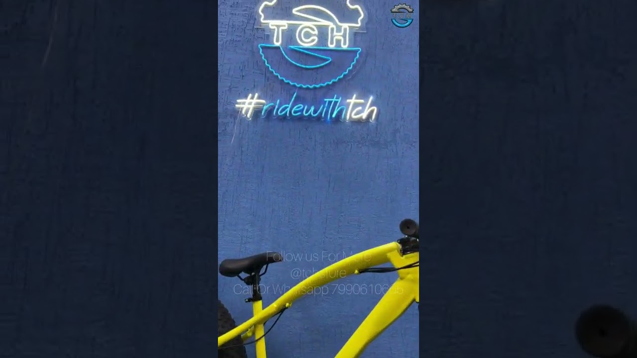 Stunnig Yellow MTB Bike With 21 Shimano Gears | New Model MTB Cycle | Fat Tyre Bicycle | TCH Store