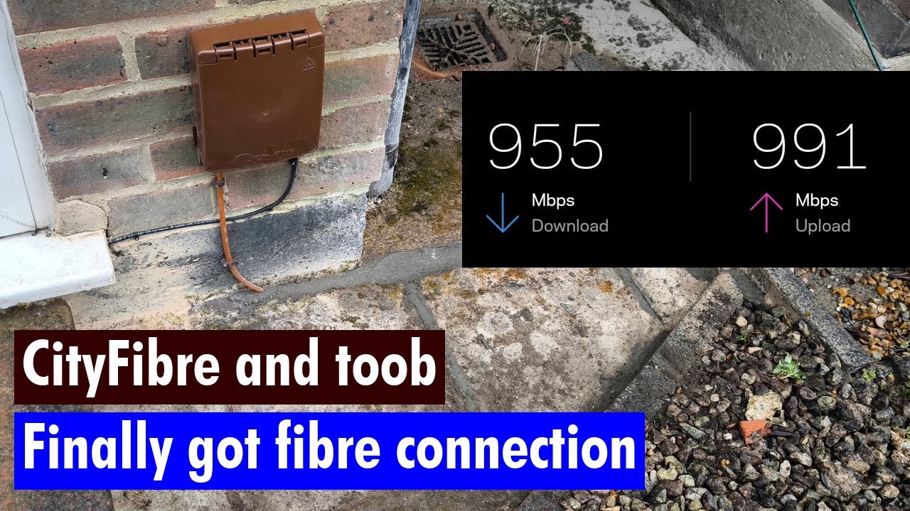 Наконец-то завершил установку CityFibre Toob.