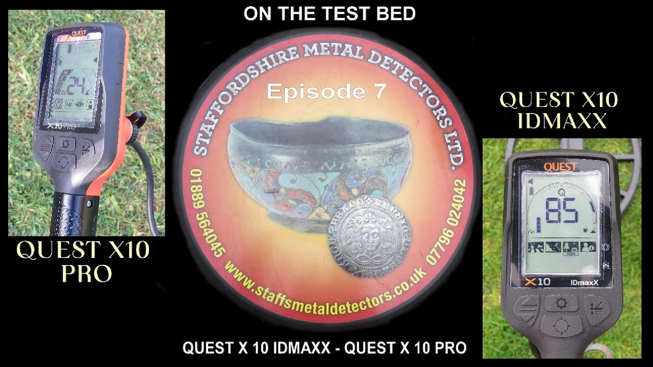 Quest X 10 Pro v Quest X 10 ID MaxX Metal Detector Tests