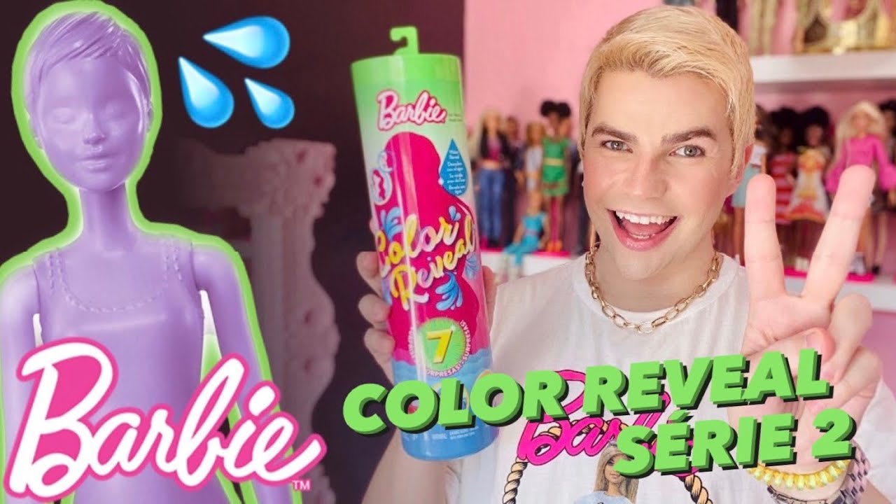ABRINDO A NOVA BARBIE COLOR REVEAL 🌈💦 Wave 2