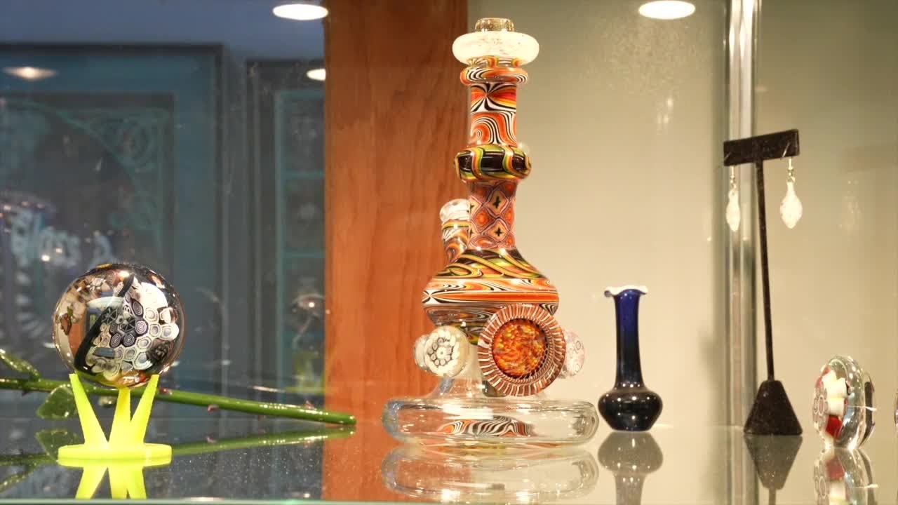 Glass Blowing artist uses passion to make bongs