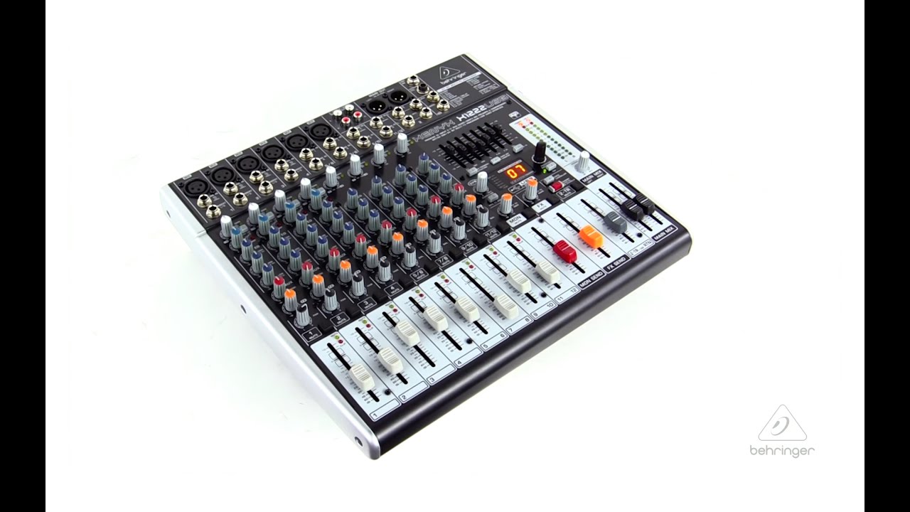 XENYX X1222USB Premium 16-Input 2/2-Bus Mixer with built in USB/Audio Interface