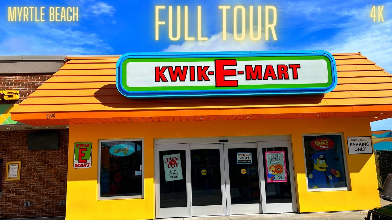 Kwik-E-Mart from the Simpsons in real life FULL TOUR!