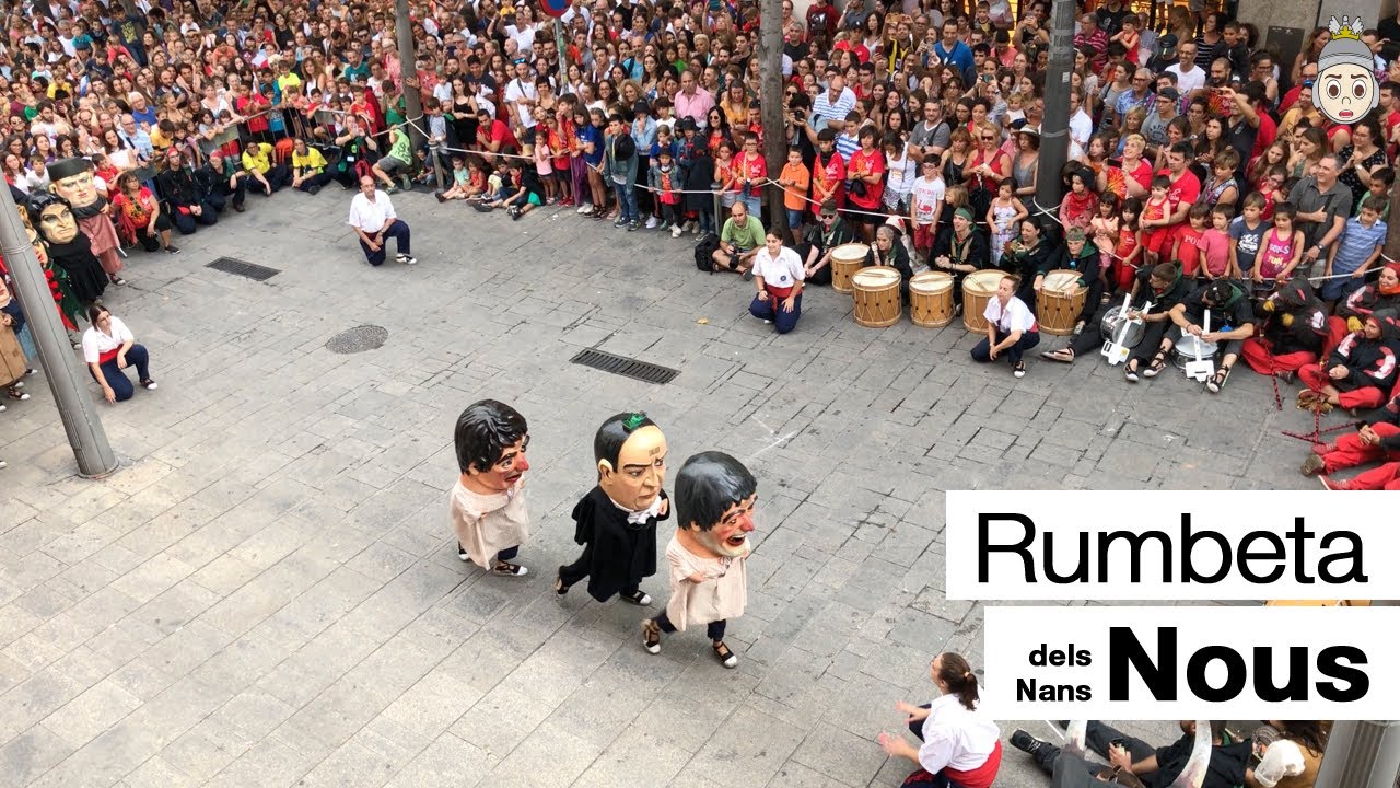 Rumbeta dels Nans nous des de l'Ajuntament de Matar&oacute;. Les Santes de Matar&oacute; 2019