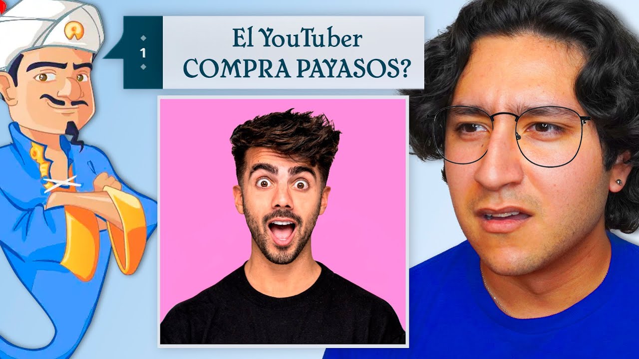 ¿AKINATOR Puede ADIVINAR YOUTUBERS Con SOLO 1 PREGUNTA? 🤔