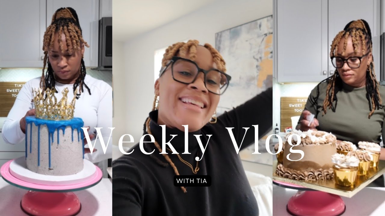 Back From a 3-Week Break & Chaos Hits! | 3 Cake Orders + Sister’s Birthday 🎂❄️