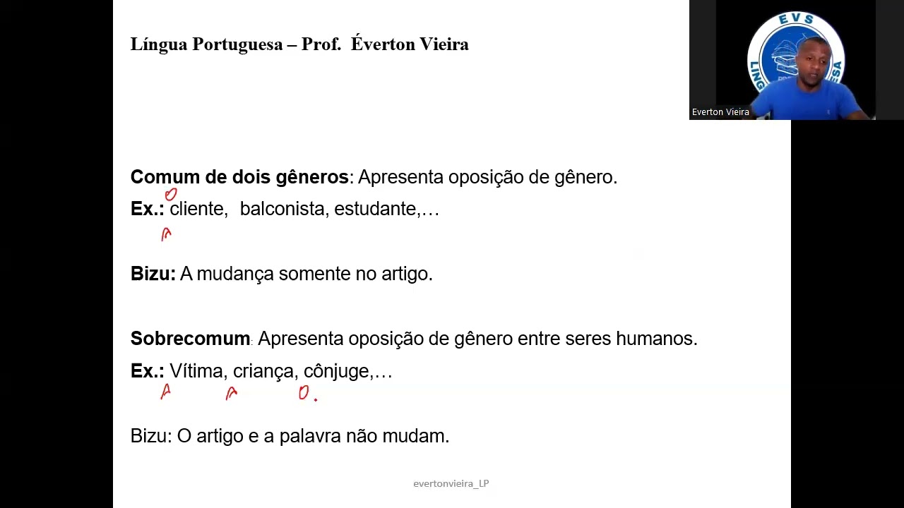 Classes Gramaticais Pf Éverton Vieira Curso CPOG #preparatório #concurso #petrobras #aula #online 