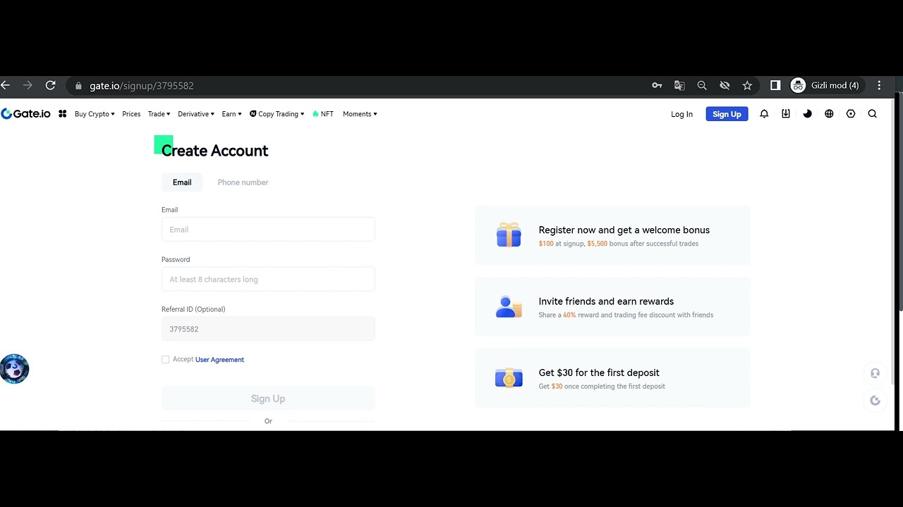 Gate io Referral Code 30% Comission discount