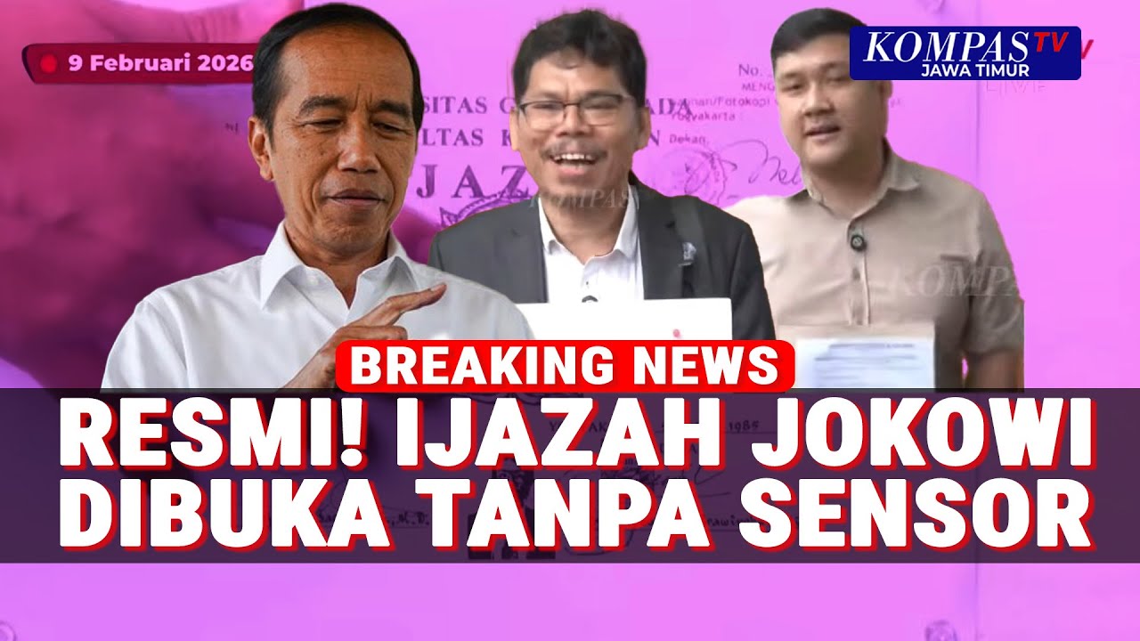 [FULL] Akhirnya Pertama Kali Salinan Ijazah Jokowi Tanpa Sensor Akhirnya Dibuka Ke Publik