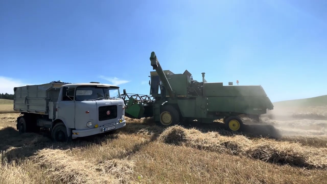 Liaz 706 MTS, John Deere 970 raw video