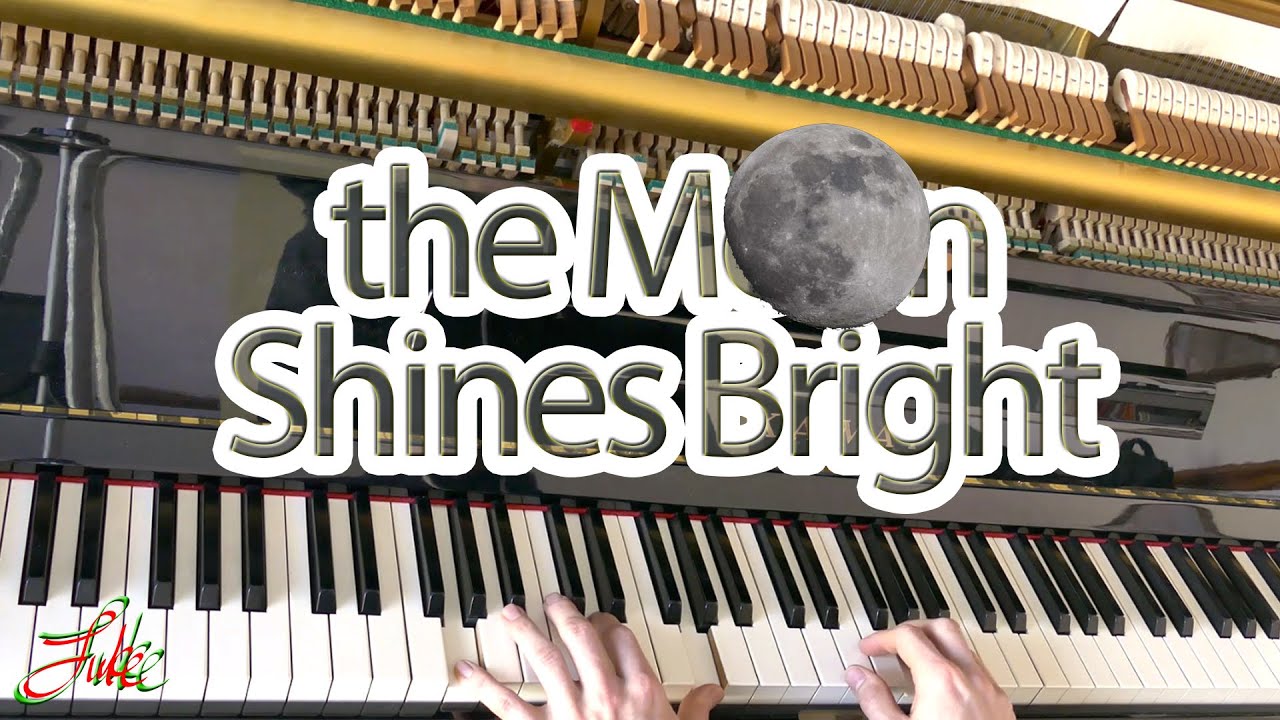 The Moon Shines Bright - English Folk Carol 🌟 Christmas piano solo #relaxing #piano 