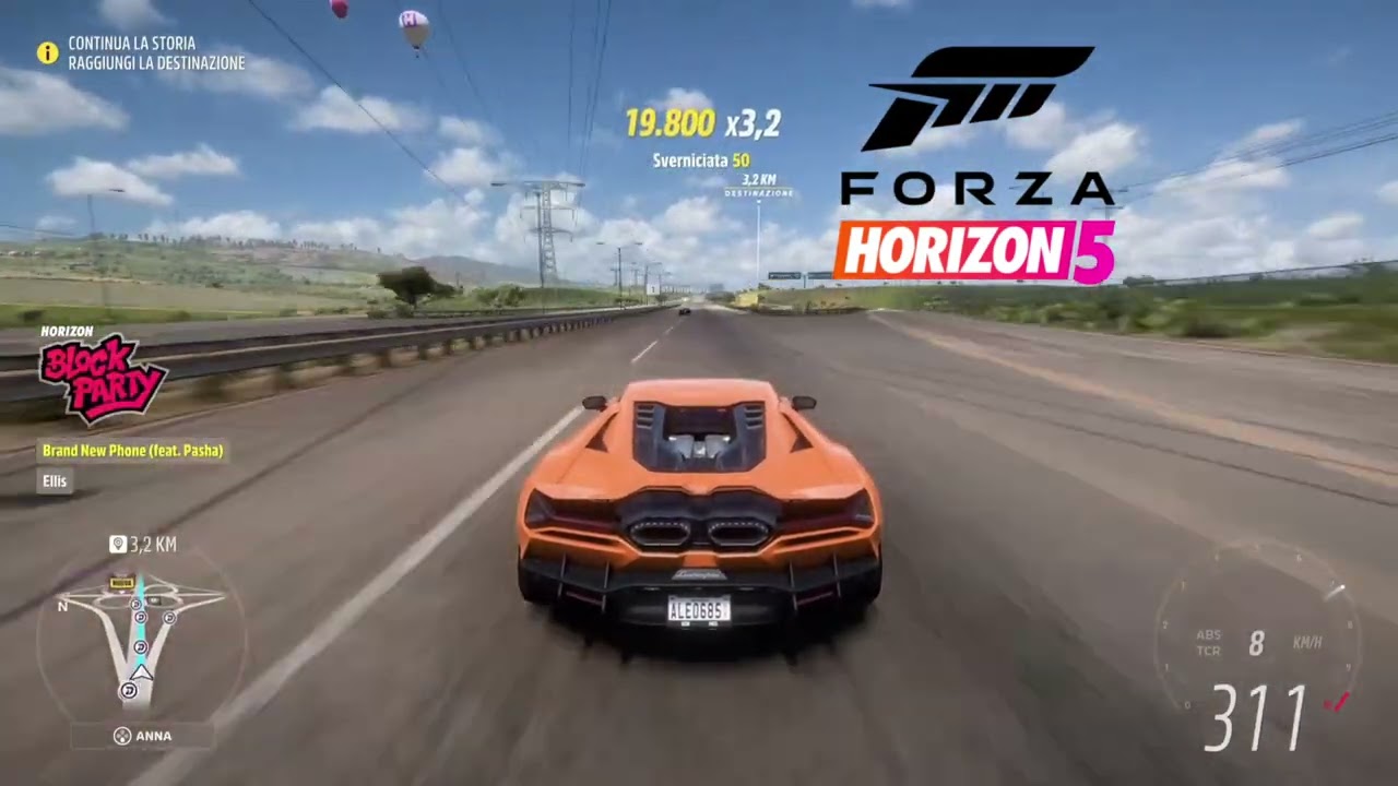FORZA HORIZON 5 PS5 - LAMBORGHINI REVUELTO TOP SPEED