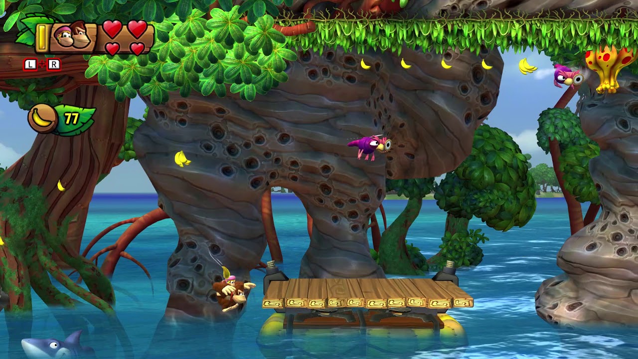 Donkey Kong Country Tropical Freeze W1-2 Bruchstrandung 100%