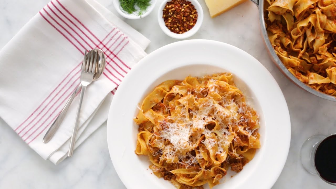 Pappardelle With Quick Fennel Ragu- Everyday Food with Sarah Carey