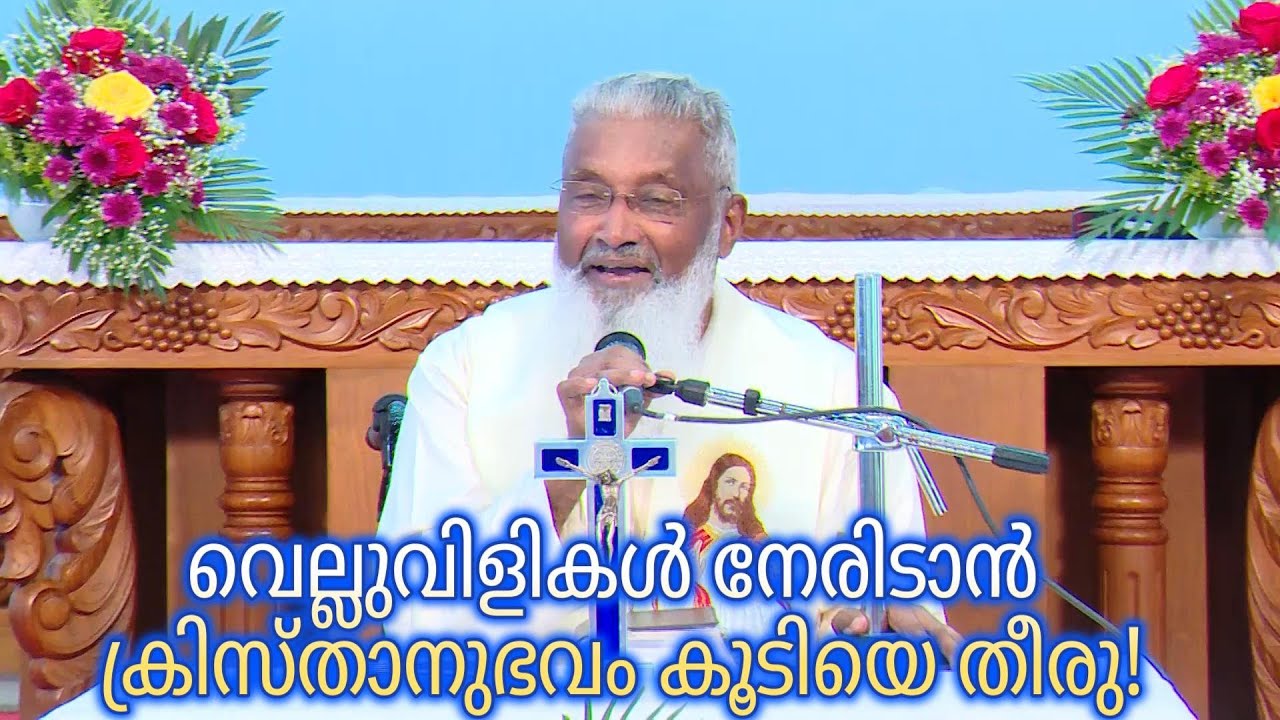 വെല്ലുവിളികൾ നേരിടാൻ ക്രിസ്താനുഭവം കൂടിയെ തീരു! - ഫാ. ജെയിംസ് മഞ്ഞാക്കൽ