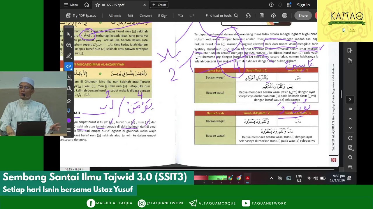 Sembang Santai Ilmu Tajwid 3.0 (SSIT3)