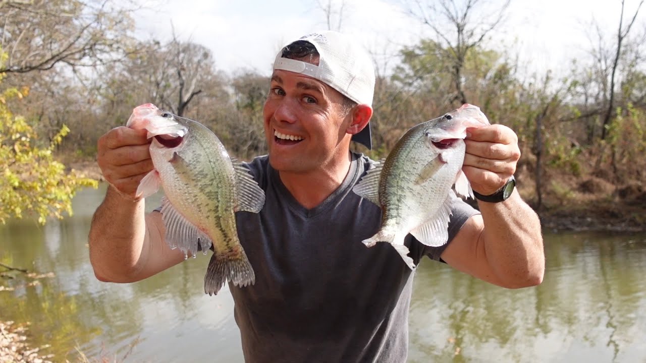 I Almost Got Shot Fishing for Creek Crappie! On Buck Creek! Ray Roberts!!