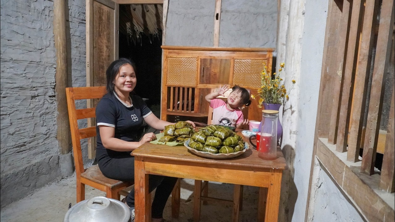 The process of making cakes for my daughter - special filling | Tieu Ca Binh