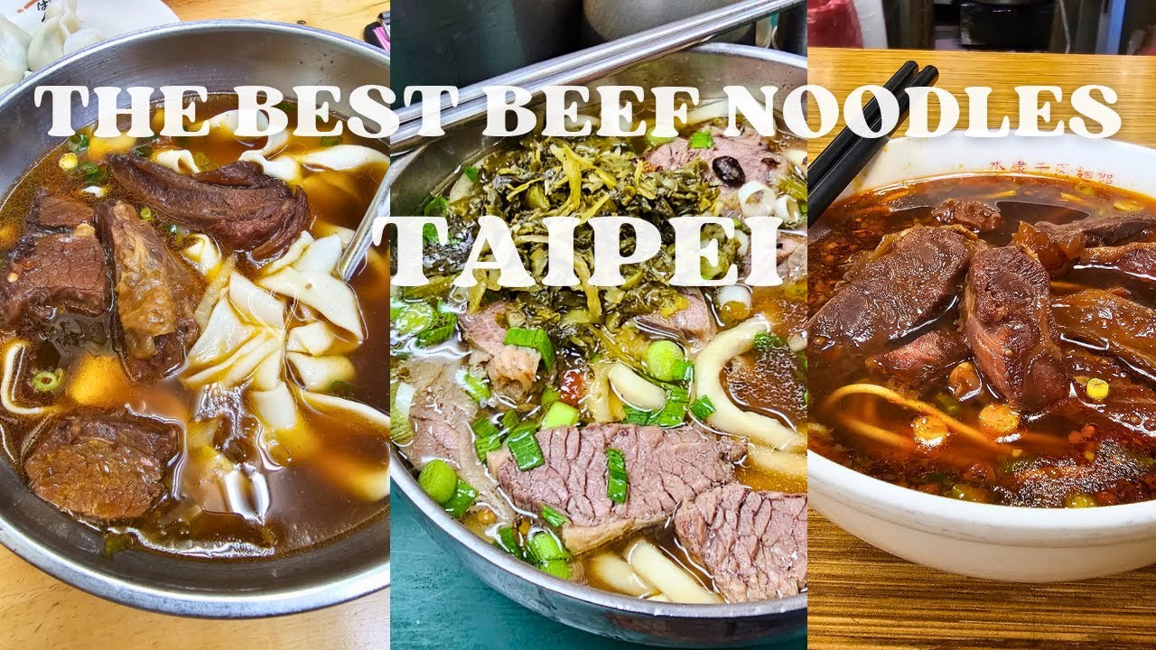 MUST TRY Taiwanese BEEF NOODLE Soup | Taipei, Taiwan