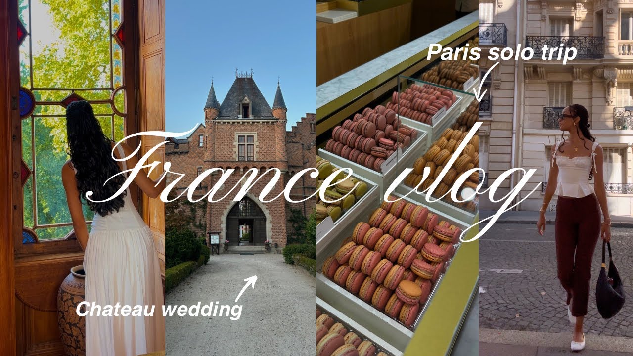 VLOG| Going to a Chateau wedding in France, solo trip in Paris, exploring, quiet with God & more